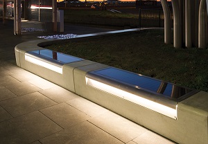 Seat Solar met LED-verlichting.