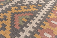 Perzisch tapijt in straatwerk