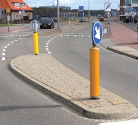 Aanleg verkeerseiland Katwijk