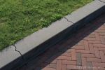 Geslepen betonbanden antraciet|banden langs het water|Leuvehaven Rotterdam