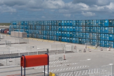 Verkeersgeleiding containerterminal